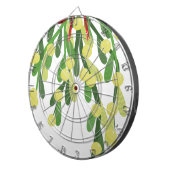 roter Weihnachtsmistel Dartscheibe (Vorderseite rechts)