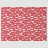 Roter Weihnachtsmuster#6 ID1009 Seidenpapier (Vorderseite)