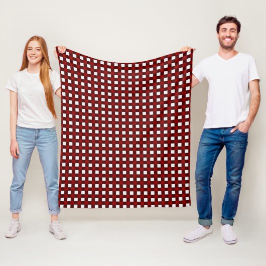 Roter Weihnachtsmuster-Flanelldecke Fleecedecke (Beispiel)