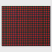 Roter Weihnachtsmuster  Geschenkpapier (Flach)