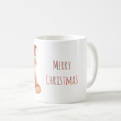 Roter Weihnachtsmützenfuchs Kaffeetasse (VorderseiteRechts)