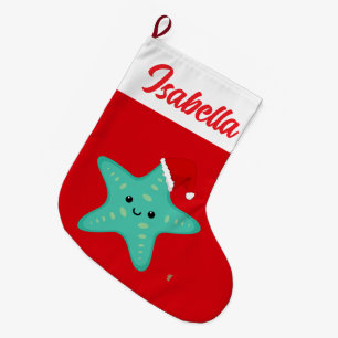 Roter Weihnachtsstar Fisch Weihnachten Weihnachten Großer Weihnachtsstrumpf