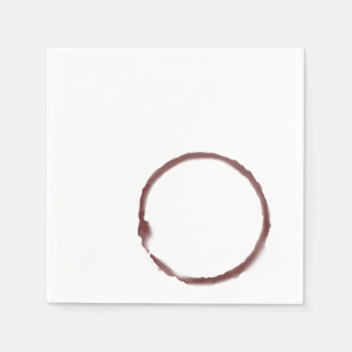 Roter Wein Cocktail Serviette