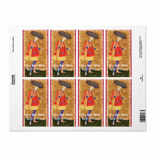 ROTER WEIN DES KÖNIGS / ANTIKÖSTE (Vorne)