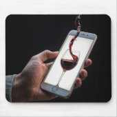 Roter Wein - Einstieg in ein Smartphone Mousepad (Vorne)