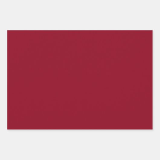 Roter Wein - Farbe | Classic | elegant Geschenkpapier Set (Vorderseite 3)