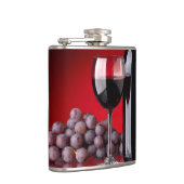 Roter Wein Flachmann (Rechts)