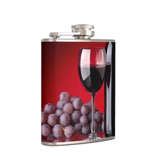 Roter Wein Flachmann (Rechts)