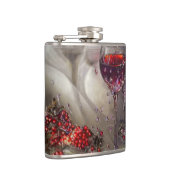 Roter Wein Flachmann (Rechts)