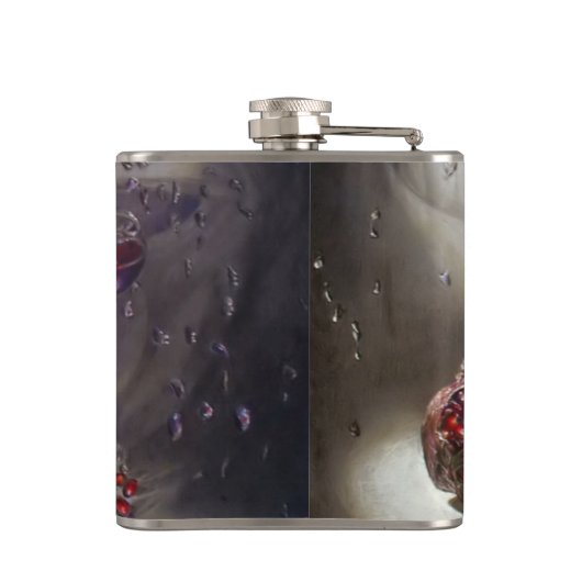 Roter Wein Flachmann (Rückseite)