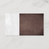 Roter Wein Flasche Pour in Glas Visitenkarte (Rückseite)