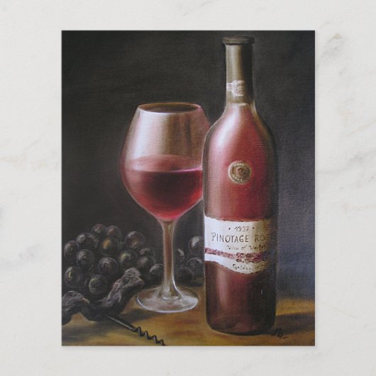 Roter Wein Flyer (Vorne)