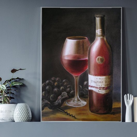 Roter Wein Fotodruck