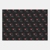 Roter Wein Geschenkpapier Set (Vorderseite 3)