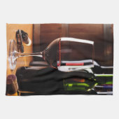 Roter Wein Geschirrtuch (Horizontal)