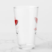 Roter Wein Glas (Rechts)