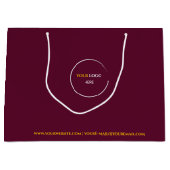 Roter Wein Große Geschenktasche Geschenktüte (Vorderseite)