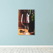 Roter Wein Leinwanddruck (Insitu (Holzboden))