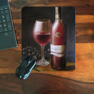 Roter Wein Mousepad