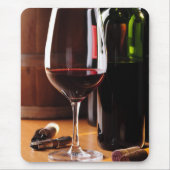 Roter Wein Mousepad (Vorne)