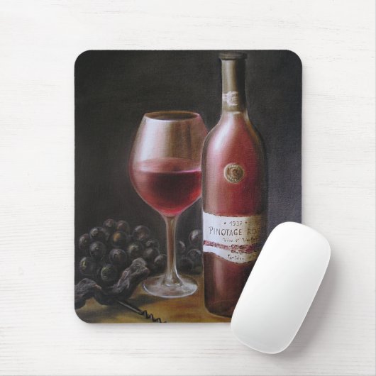 Roter Wein Mousepad (Mit Mouse)