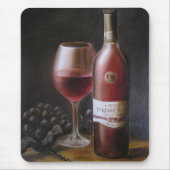 Roter Wein Mousepad (Vorne)
