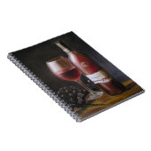 Roter Wein Notizblock (Rechte Seite)