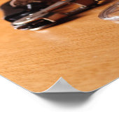 Roter Wein Poster (Ecke)