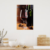 Roter Wein Poster (Küche)