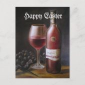 Roter Wein Postkarte (Vorderseite)