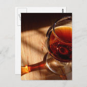 Roter Wein Postkarte (Vorne/Hinten)
