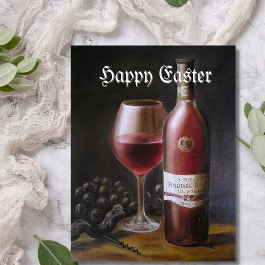 Roter Wein Postkarte