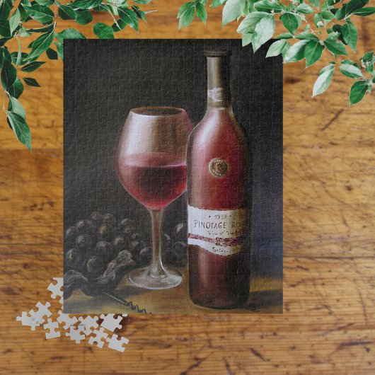 Roter Wein Puzzle