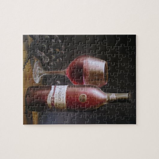 Roter Wein Puzzle (Horizontal)