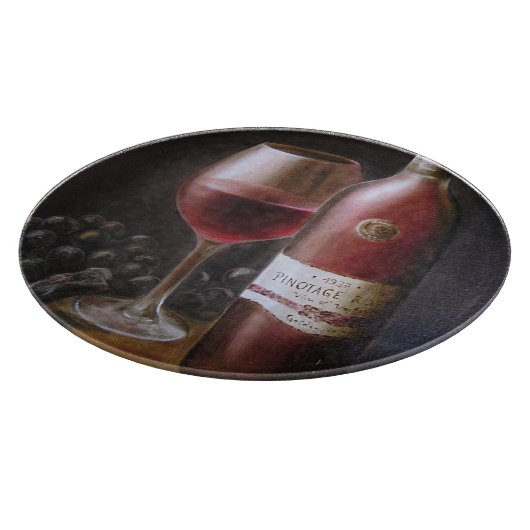 Roter Wein Schneidebrett (Ecke)