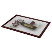 Roter Wein Schneidebrett (Ecke)