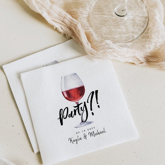 Roter Wein | Sonderfeier Serviette
