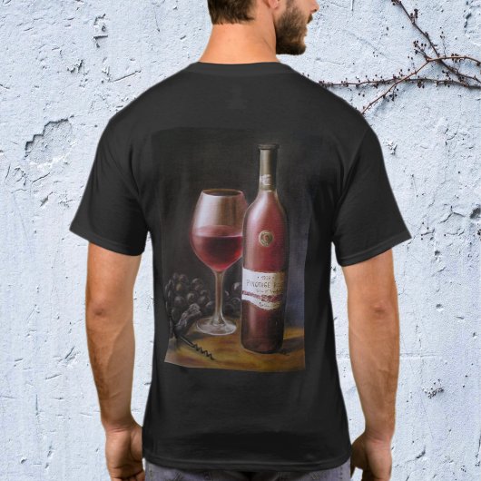Roter Wein T-Shirt