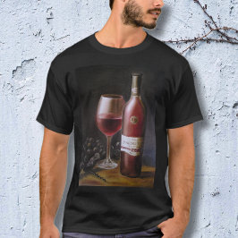 Roter Wein T-Shirt