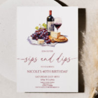Roter Wein und Käse Geburtstagsparty
