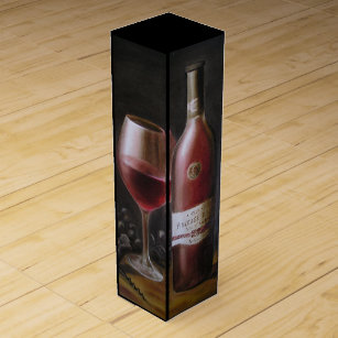 Roter Wein Weinbox