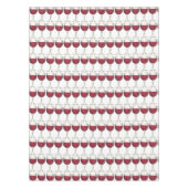 Roter Wein Weinkeller Merlot Weinkultur und Erde M Tischdecke (Vorderseite)