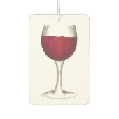 Roter Wein Weinkultur und Erde Weinroute Mendrisio Autolufterfrischer (Vorderseite)