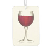 Roter Wein Weinkultur und Erde Weinroute Mendrisio Autolufterfrischer (Rückseite)