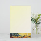 Roter Weinberg, Vincent van Gogh Briefpapier (Stehend Vorderseite)