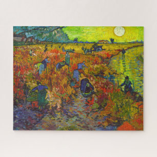 Roter Weingarten in Arles von Vincent van Gogh Puzzle
