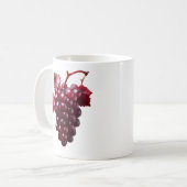 Roter Weintrauben Kaffeetasse (Vorderseite Links)