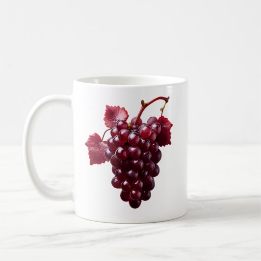 Roter Weintrauben Kaffeetasse (Links)