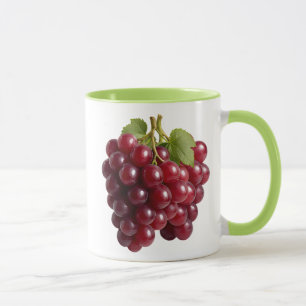 Roter Weintrauben Tasse