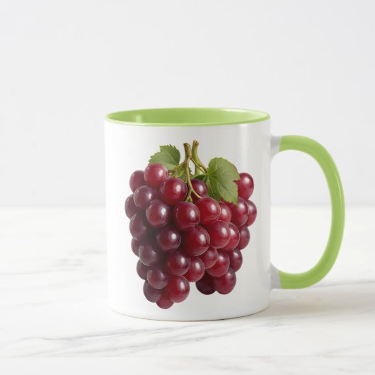 Roter Weintrauben Tasse (Rechts)